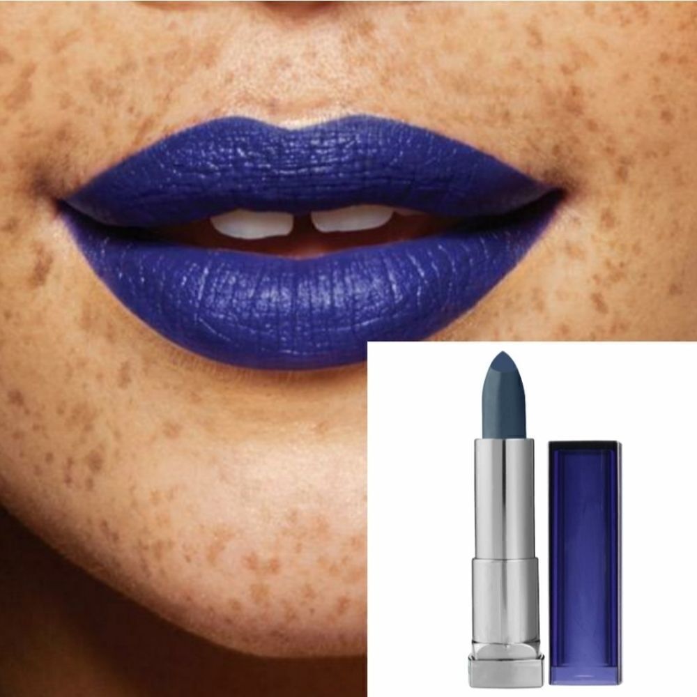 Maybelline Color Sensational Midnight Blue Lipstick Bold High Pigment Color